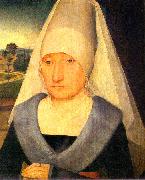 Hans Memling Portrait of an Old Woman oil painting on canvas